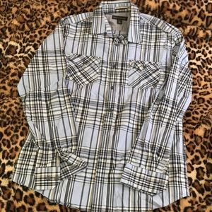 Banana Republic mens medium 15-15 1/2 long sleeve